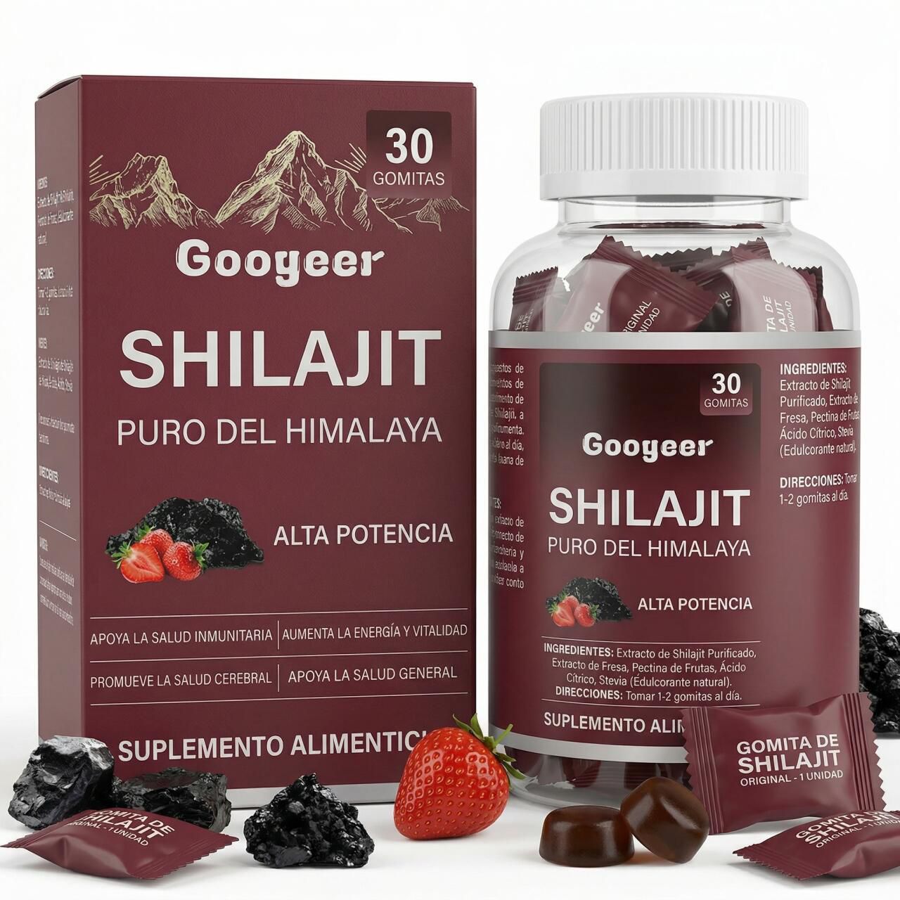 SHILAJIT GOOYEER HIMALAYAN | ¡Máxima potencia en tu mejor momento!
