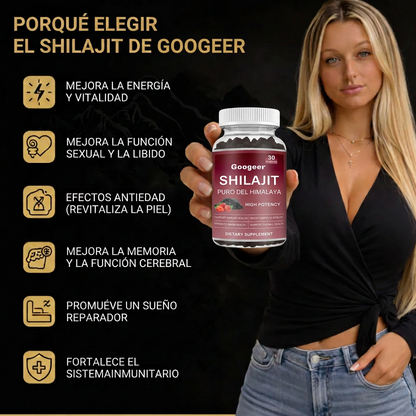 SHILAJIT GOOYEER HIMALAYAN | ¡Máxima potencia en tu mejor momento!