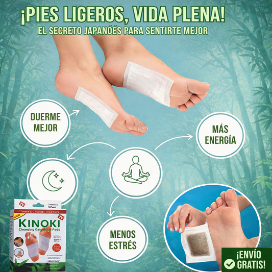 Parches Detox Kinoki — Elimina Toxinas Mientras Duermes