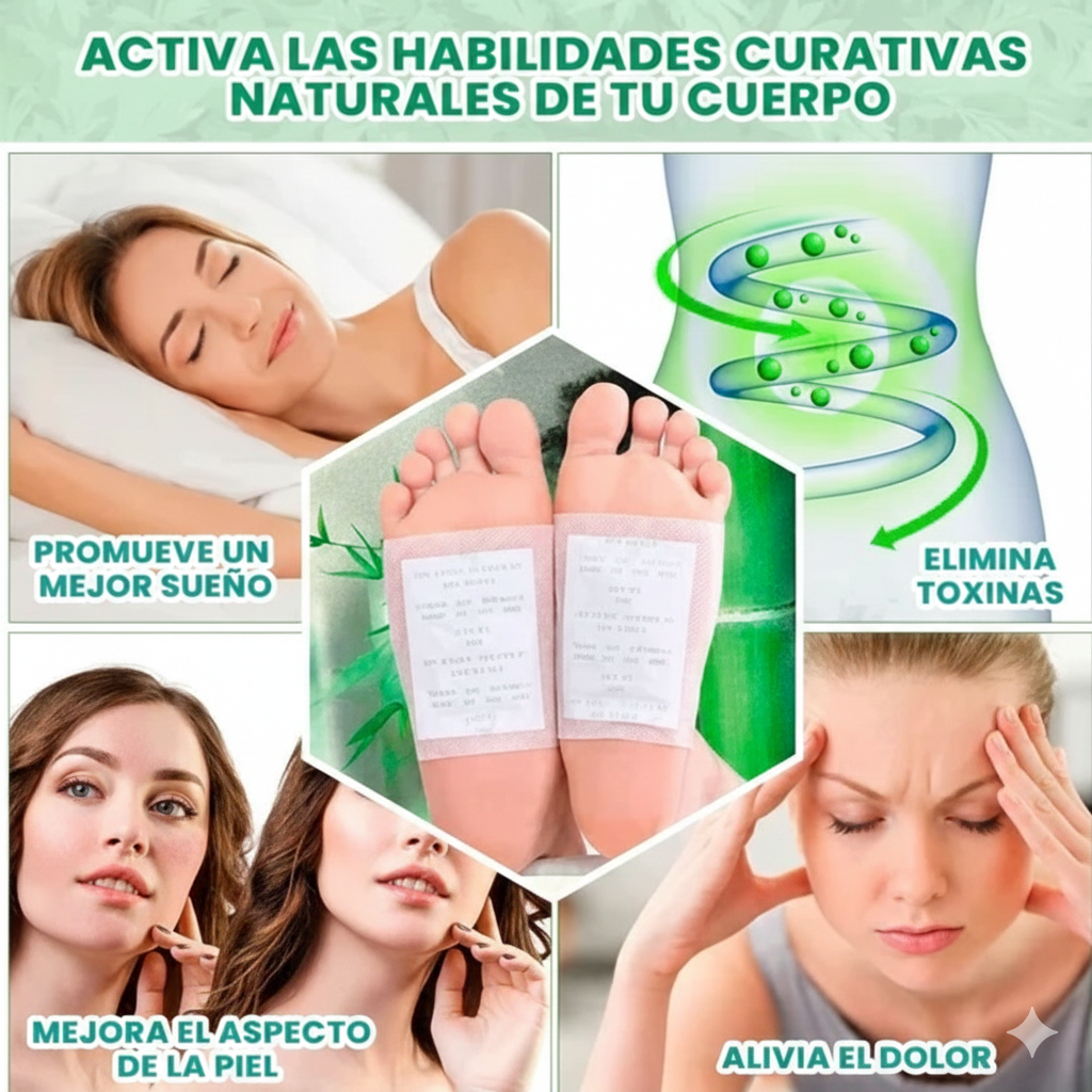 Parches Detox Kinoki — Elimina Toxinas Mientras Duermes