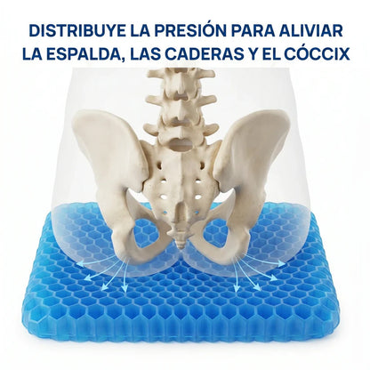 Cojín de Gel Coussea | Alivia los dolores de espalda, caderas y coxis