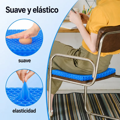 Cojín de Gel Coussea | Alivia los dolores de espalda, caderas y coxis